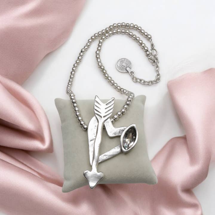 The Ancient Bazaar Jewelry & Accessories – Colar pingente/pendente por atacado – Artigo # 1552-75 - Colar de Estanho 4