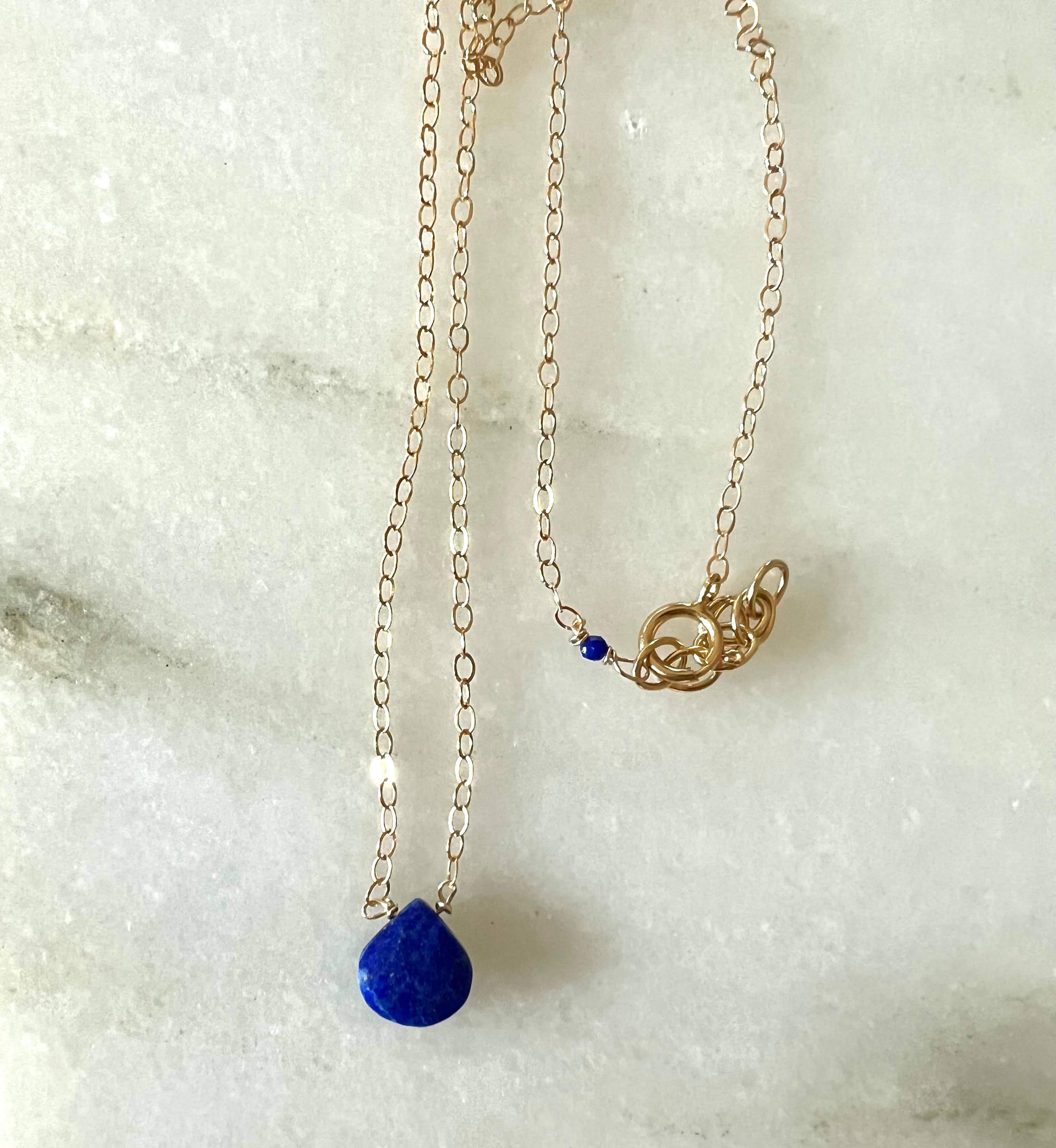 Sonya Renee Jewelry - Wholesale Pendant/Charm Necklace - Dottie Gold Chain Pendant Necklace - Semi-Precious Stone9