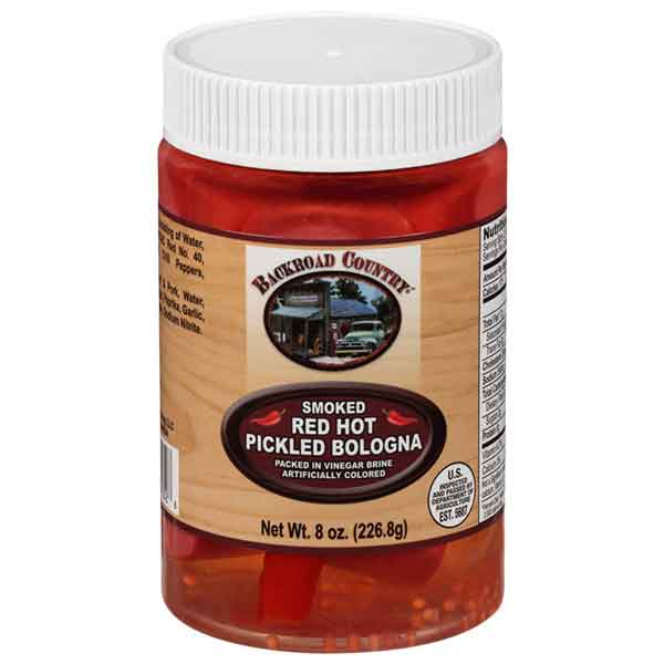 Hudson Meat Company - Wholesale Pickled Vegetables - BOLOGNA RED HOT PICKLED - BACKROAD CNTRY