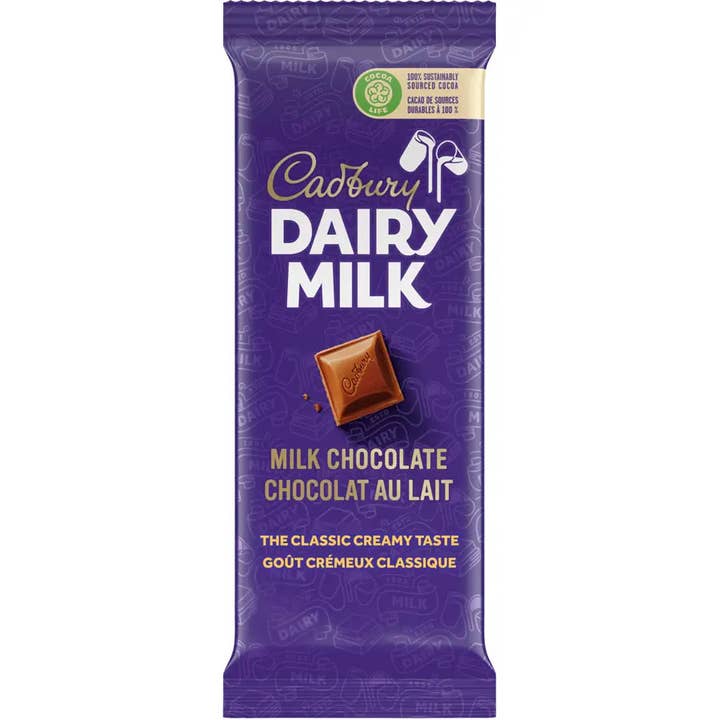 Cadbury mejeri mælk, mælkechokolade, den klassiske cremede smag, chokoladebar - etui 100 g x 21 tællinger for engroshandel hos Echo Sales America