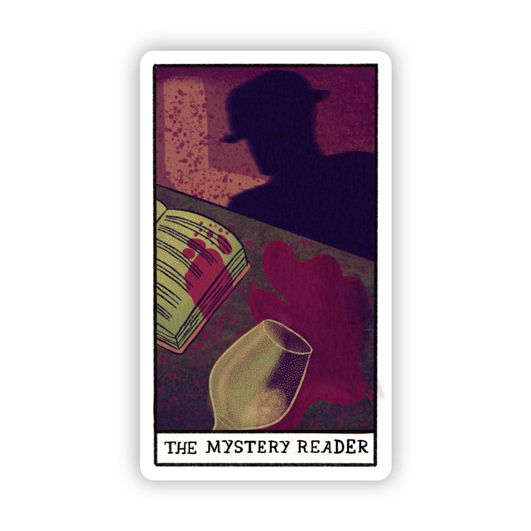 Big Moods - Wholesale Sticker - The Mystery Reader Book Tarot Card Sticker0