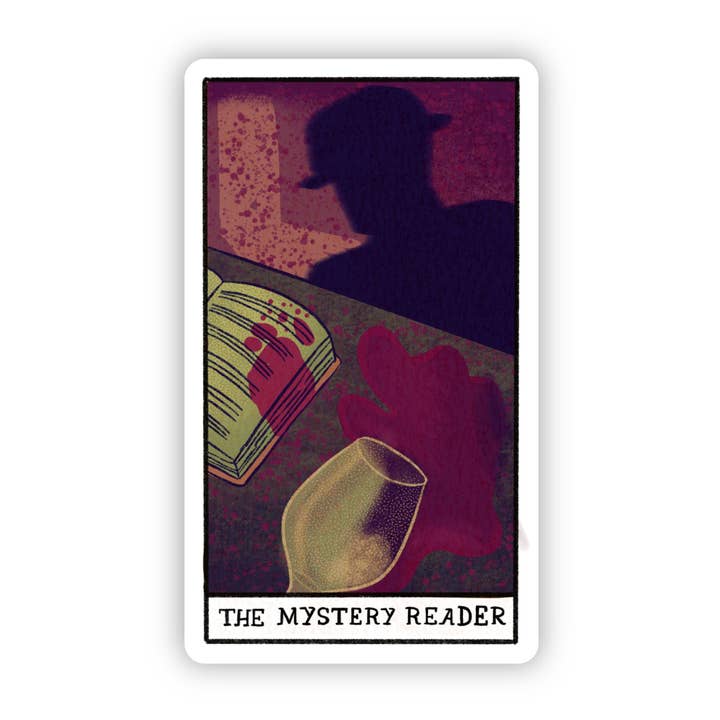 Big Moods - Wholesale Sticker - The Mystery Reader Book Tarot Card Sticker0
