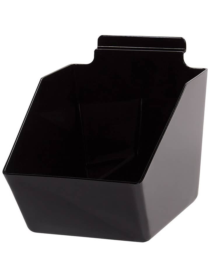 6" X 5 ½" X 7 ½" Black Plastic Dump Bin for wholesale by Store Supply Warehouse