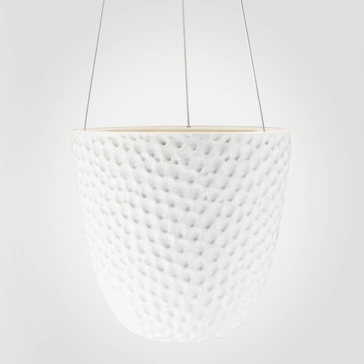 Embossed Hanging Planter for wholesale by Angus & Celeste