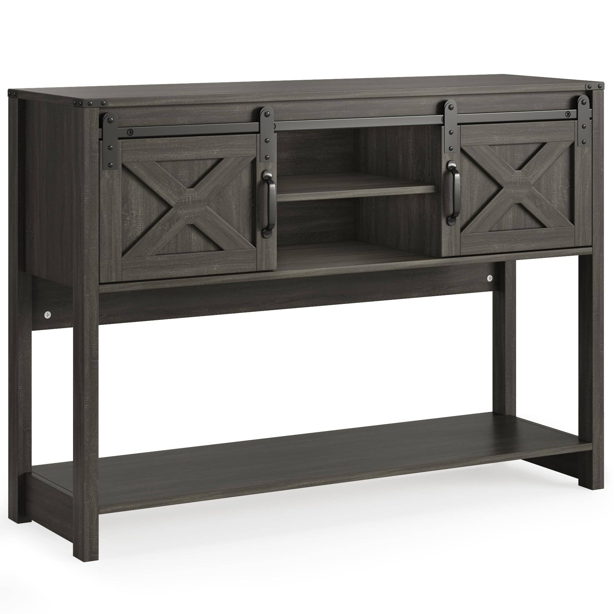 Heynemo - Wholesale Console Table - Farmhouse Entryway Table with Storage, 46" Console Table1