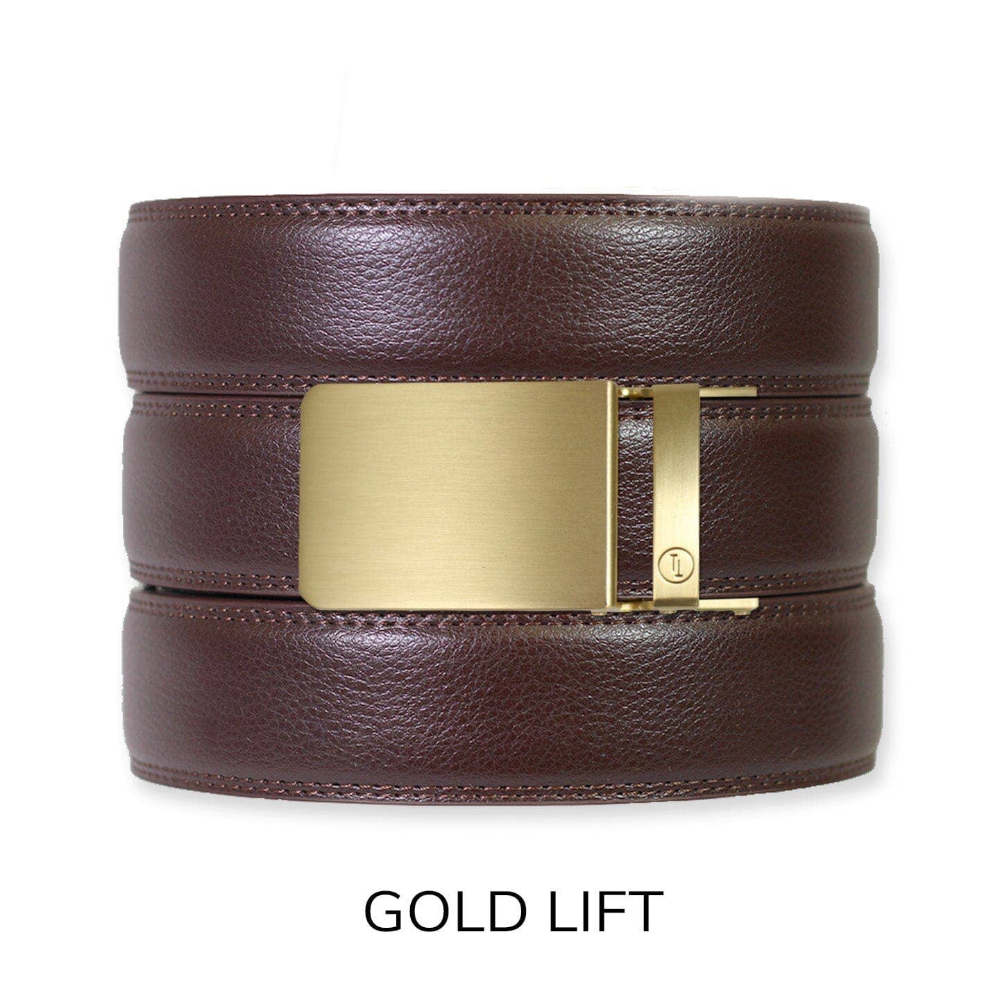 Tough Apparel - Vendita all'ingrosso Cintura - Uomo - Set cintura e fibbia Rachet in pelle Espresso13