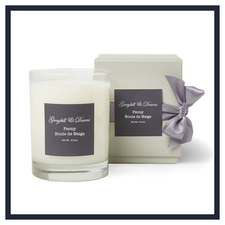 Graybill & Downs - Wholesale Jar/Filled Candle - Peony Boule de Neige Classic Candle1