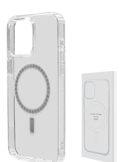 Iph 15 Pro Max Magnetic Clear Case
for wholesale by Mighty Wireless