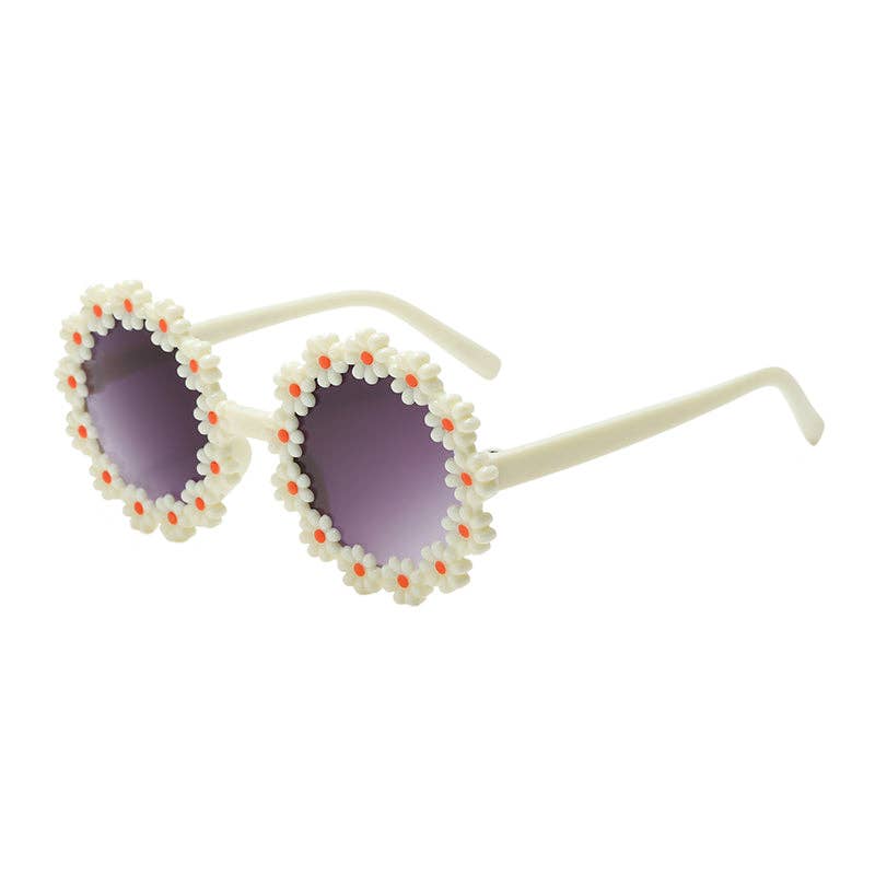 Prime Opticals - Wholesale Sunglasses - Kids - K3080, Cute Daisy Kids Glasses3