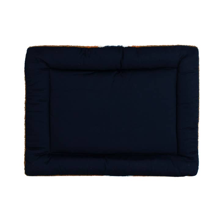 Carolina Pet Company - Wholesale Pet Bed - Dog - Shinola Pet Brown Rectangular Comfort Cushion Padded Dog Bed