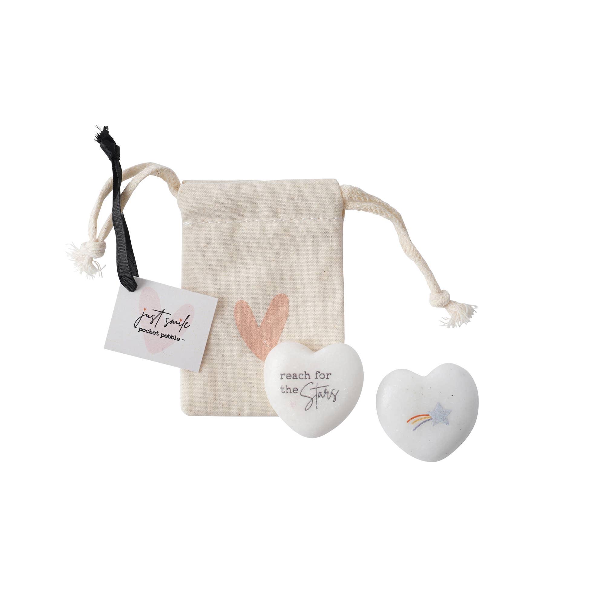 CGB Giftware - Wholesale Keepsake Coin/Token - Just Smile 12 Assorted Pebbles In Box5