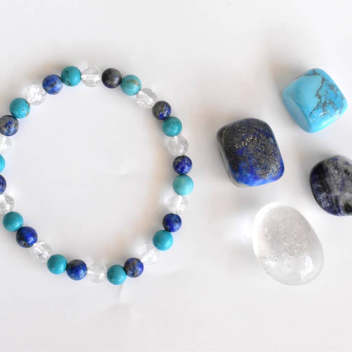 Soothing Crystals - Wholesale Spiritual Stone/Crystal - Enhance Logic, Efficiency, Social, Communication Crystal Kit