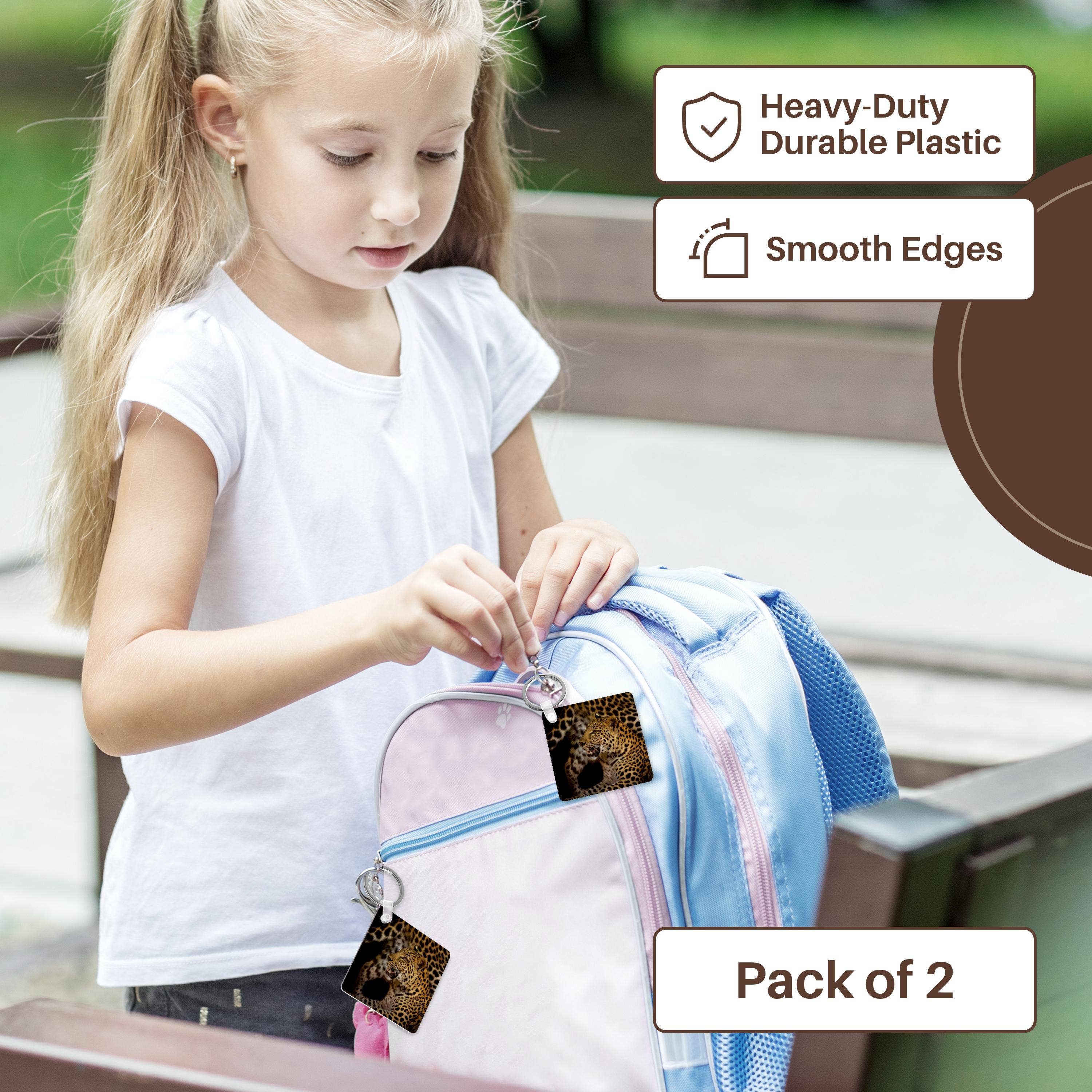 3dRose - Wholesale Keychain - Unisex - 3dRose, Gepard Leopard Wildlife Cat, Key Chain8