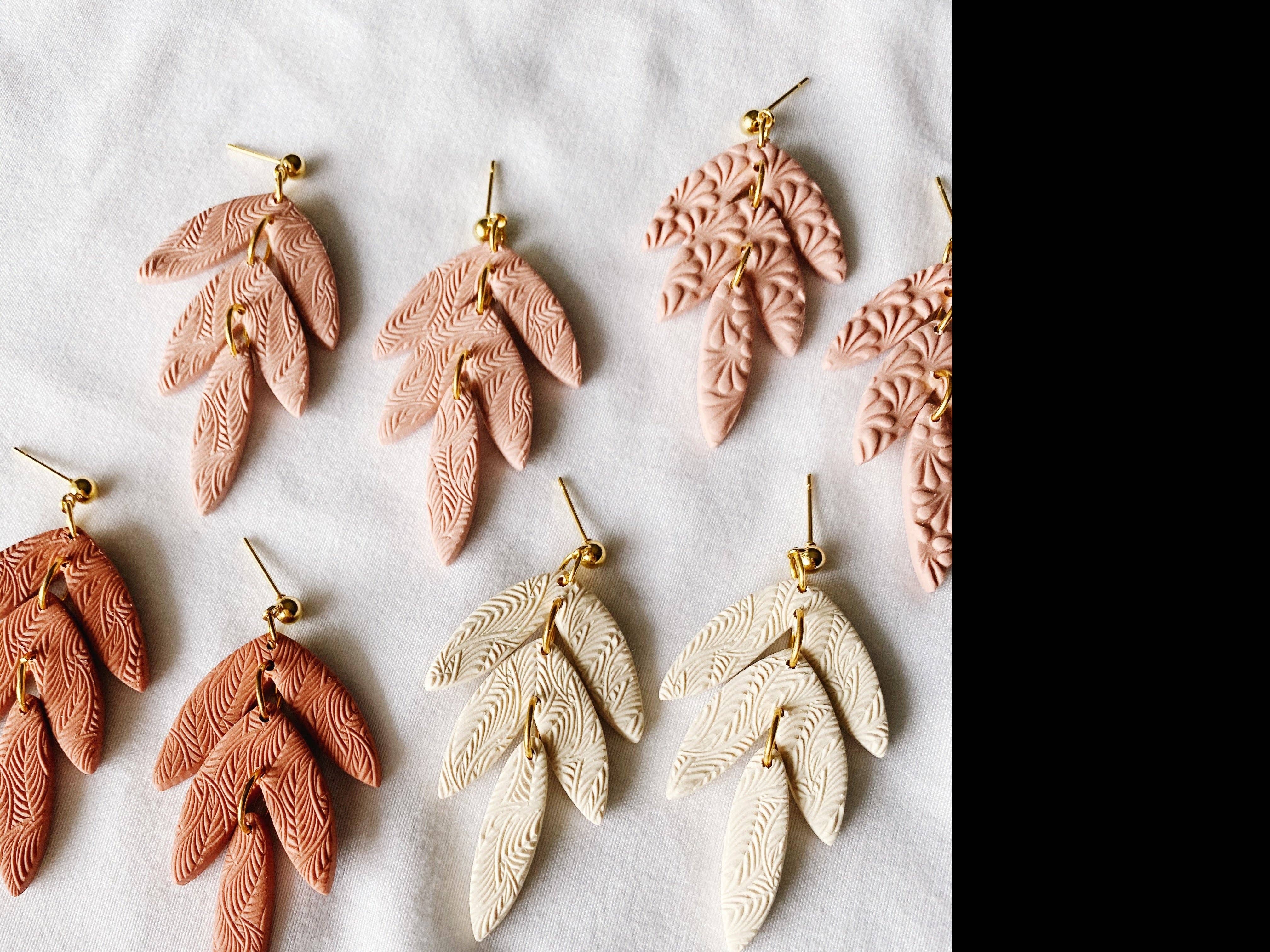 SageClayCo - Wholesale Dangle Earrings - Dahlia | Spring Edition6