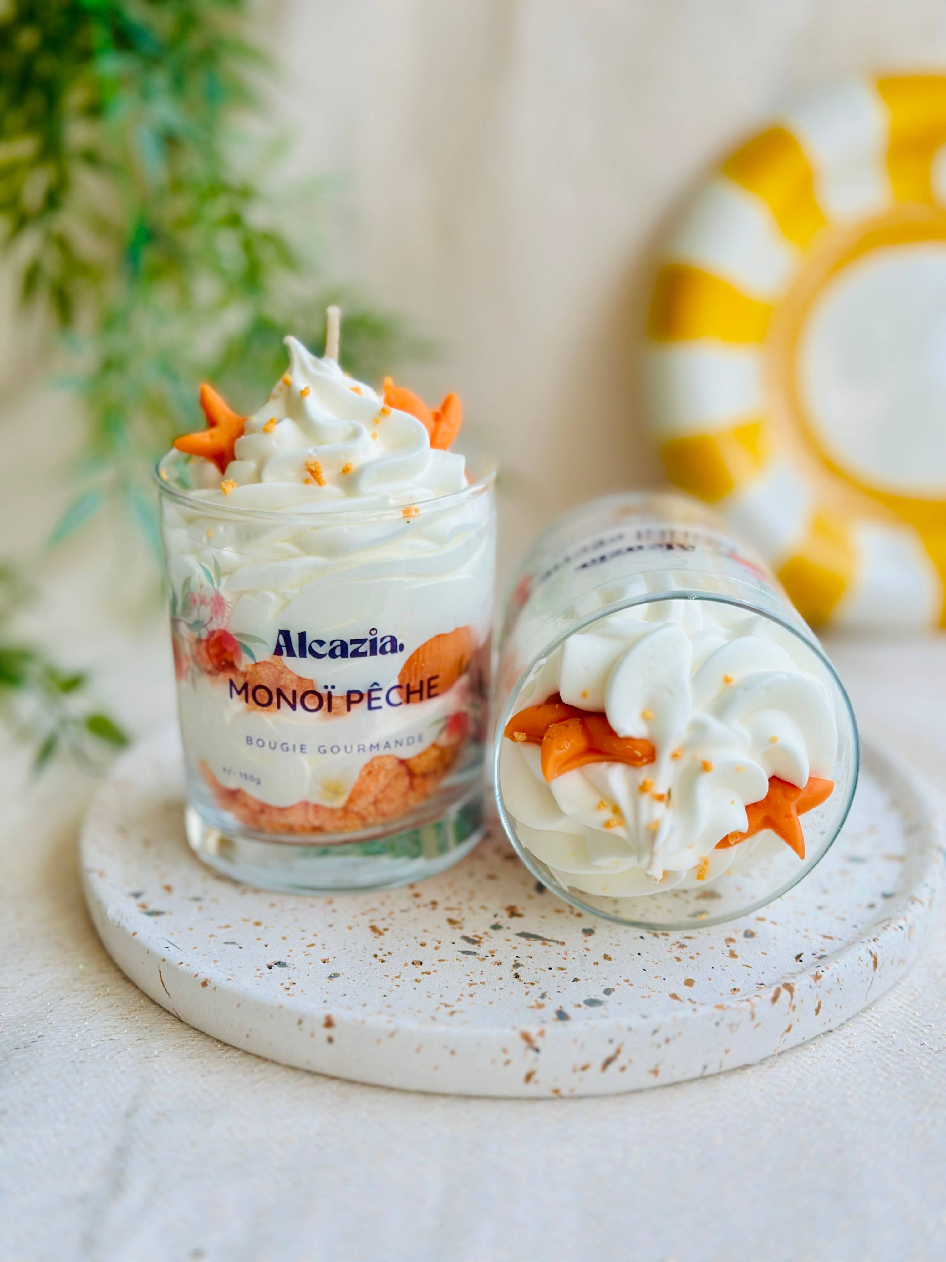Alcazia - Wholesale Novelty Candle - Gourmet Candle - Monoi Peach