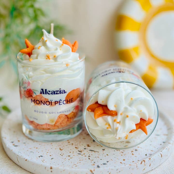 Alcazia - Wholesale Novelty Candle - Gourmet Candle - Monoi Peach0