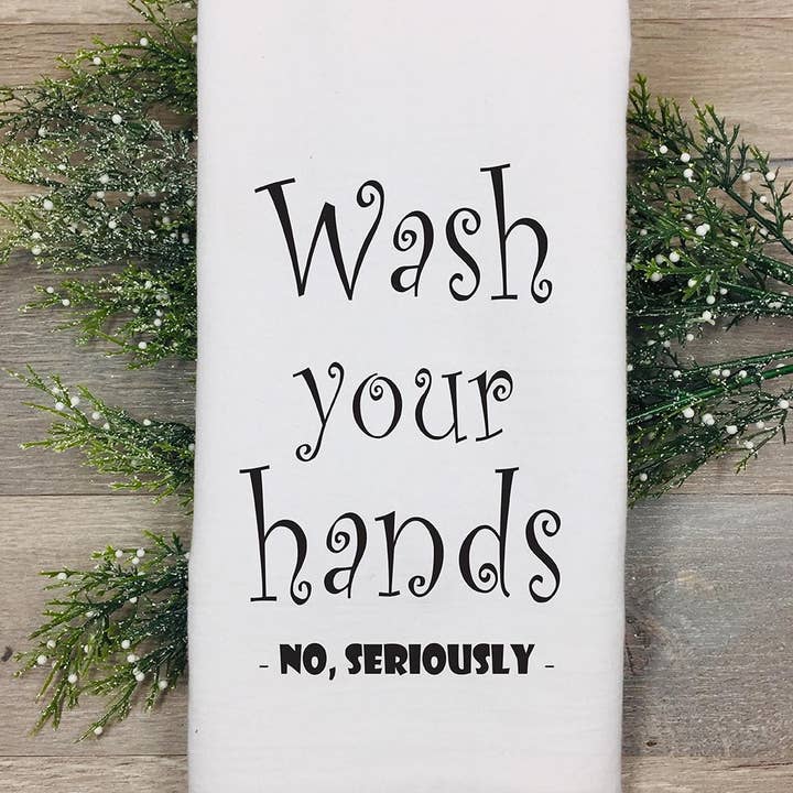 Strofinaccio Wash Your Hands per la vendita all'ingrosso da parte di Sycamore Creek Makers