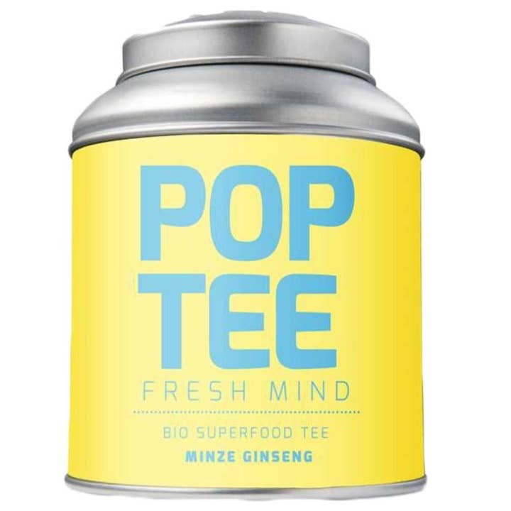 POP TEE - Wholesale Health/Detox Tea - Mint Ginseng - Organic Superfood Tea