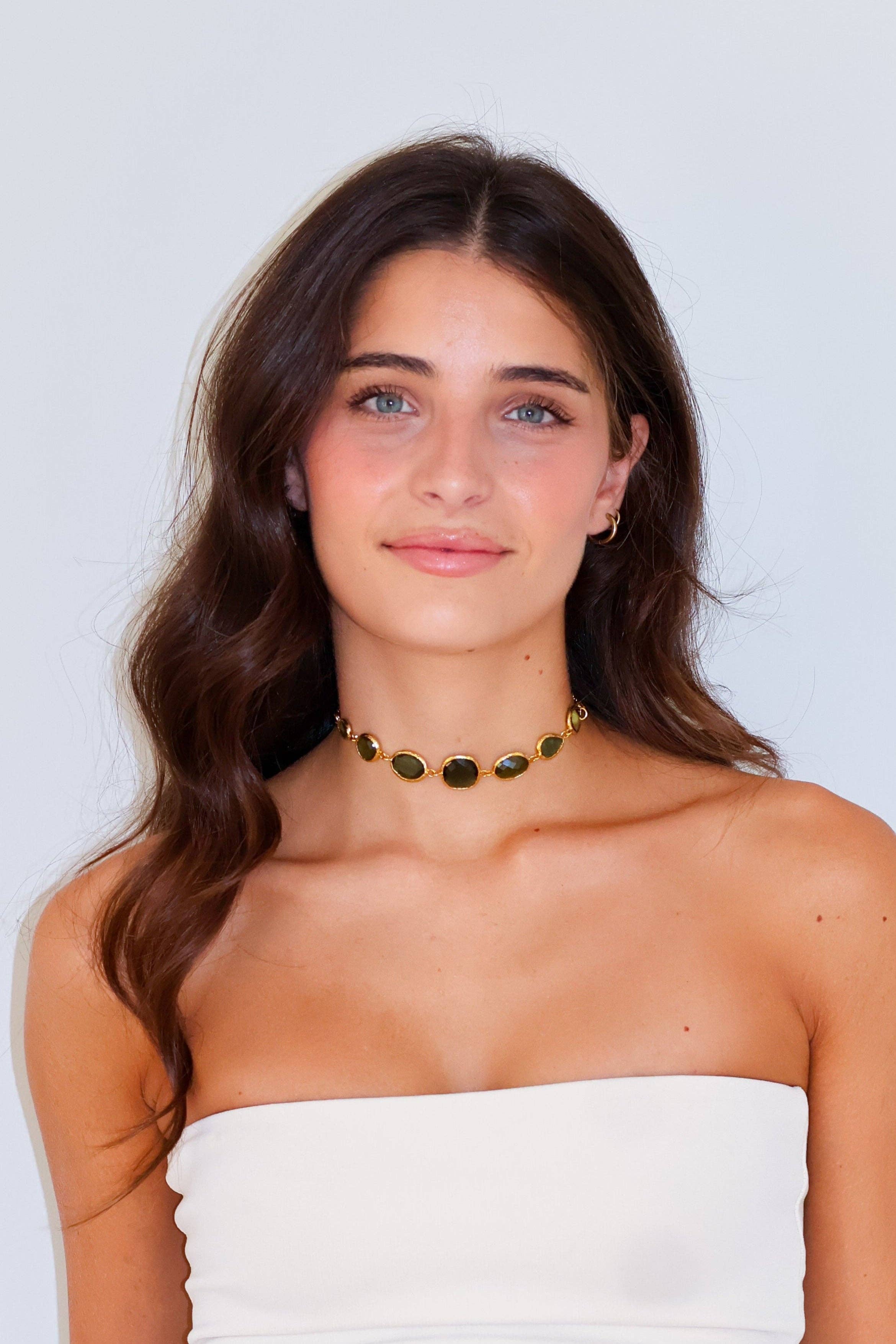 Woonder - Wholesale Choker/Collar - Choker Green Path1