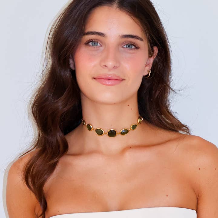 Woonder - Wholesale Choker/Collar - Choker Green Path1