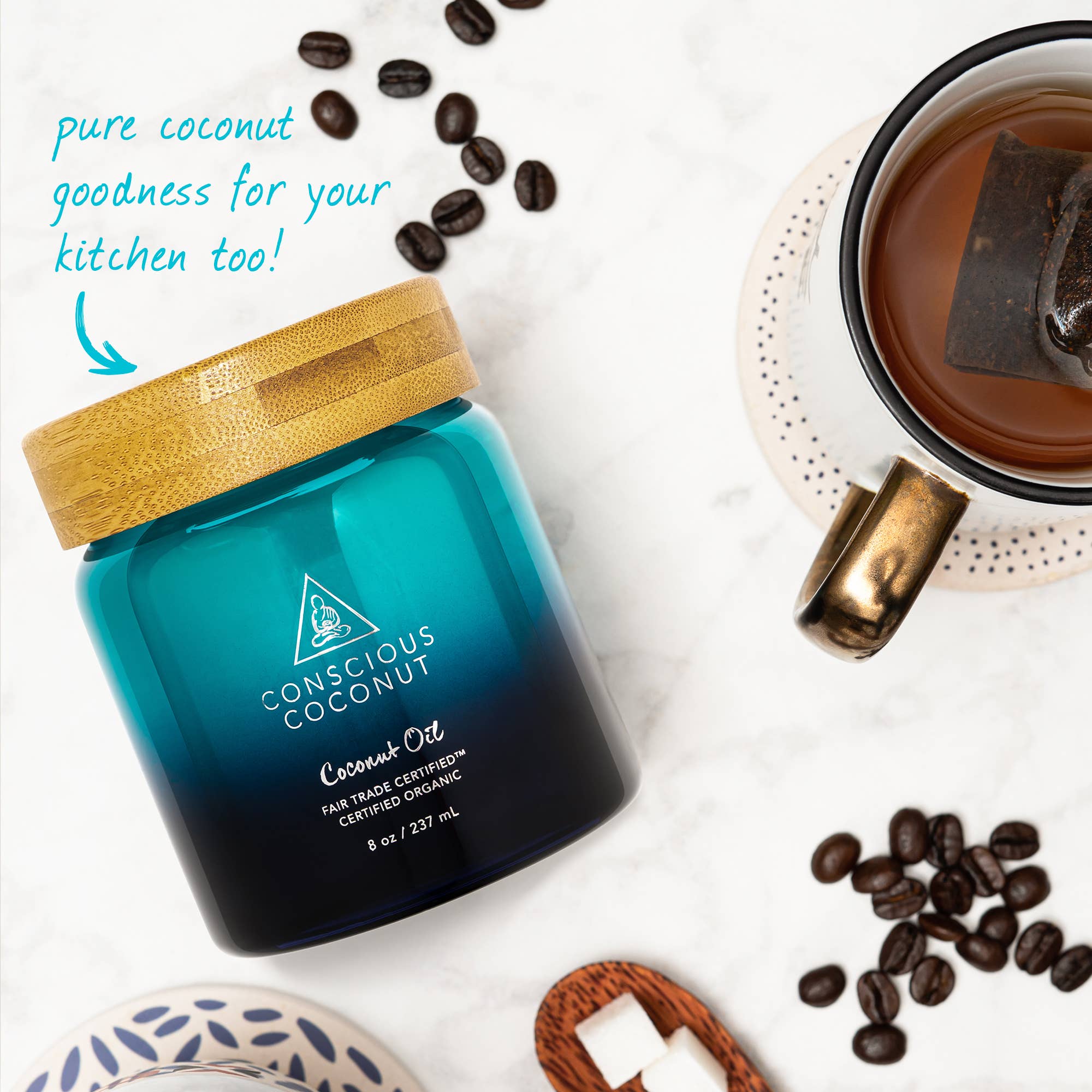 Conscious Coconut – Óleo para banho/corpo por atacado – Não é o seu frasco de óleo de coco comum.7