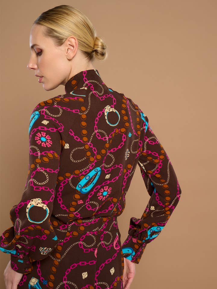 Brown GIUSEPPINA TOP for wholesale on Faire3