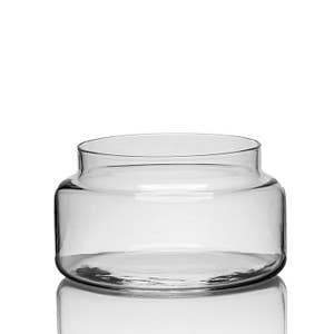 wholesale empty clear white candle jars