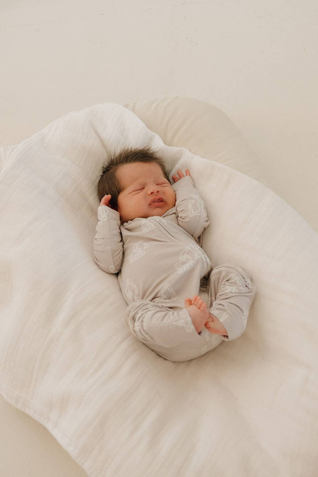 Forever French Baby – wholesale Nattdräkt – Baby – Bambu Zip-pyjamas | Grävmaskin3