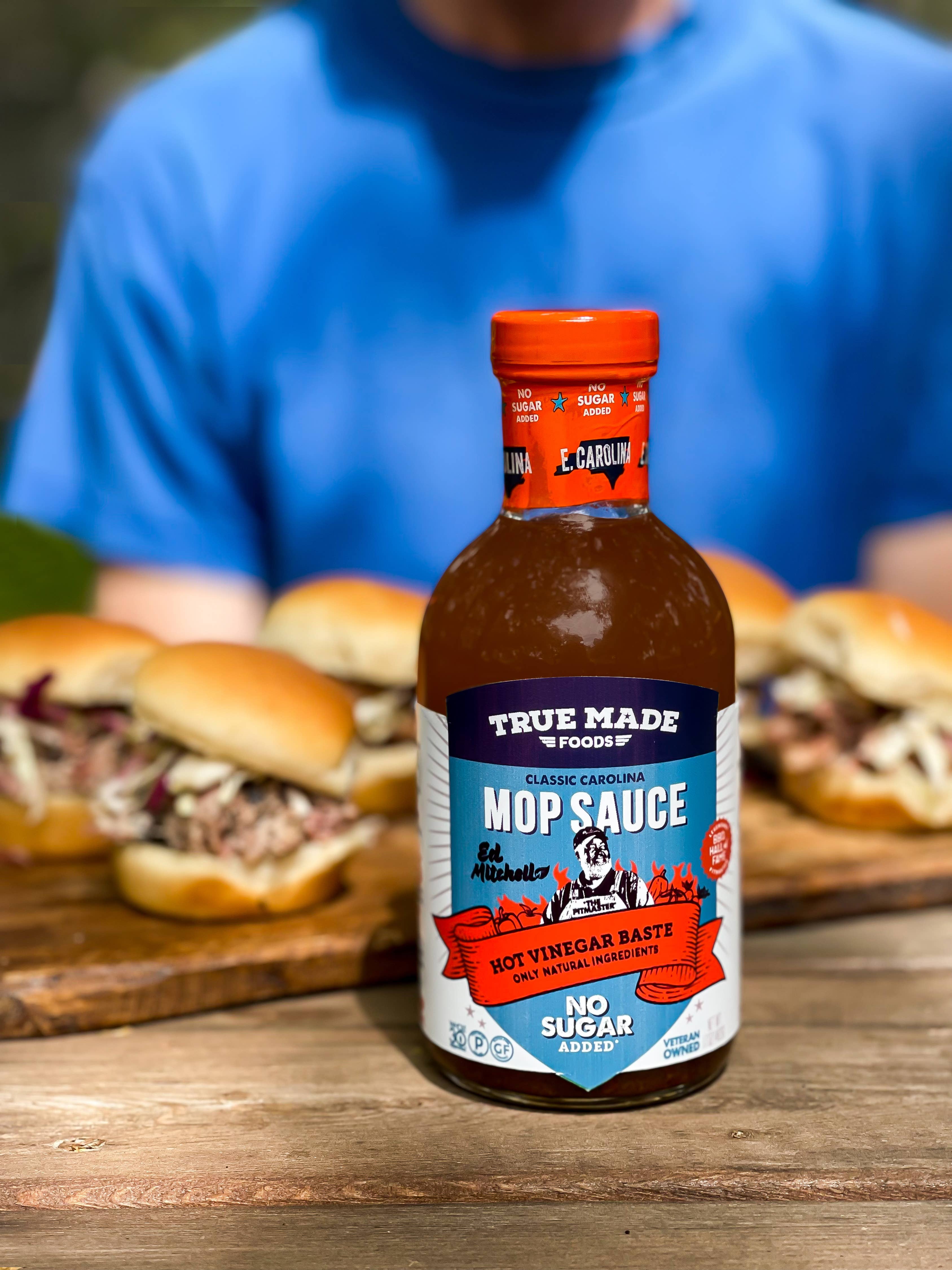 True Made Foods - Wholesale BBQ Sauce - Pitmaster East Carolina Vinegar BBQ Mop Sauce9