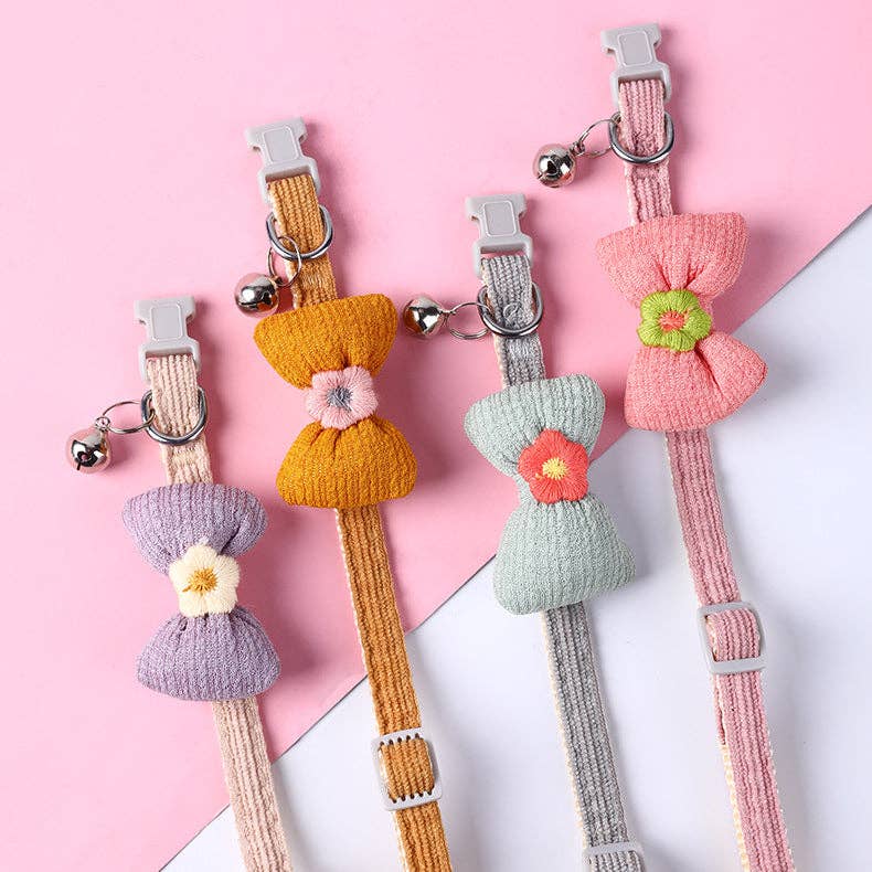 Cheerhunting - Wholesale Pet Collar - Cat - Mokka - Adjustable Cat Collar Bowtie6