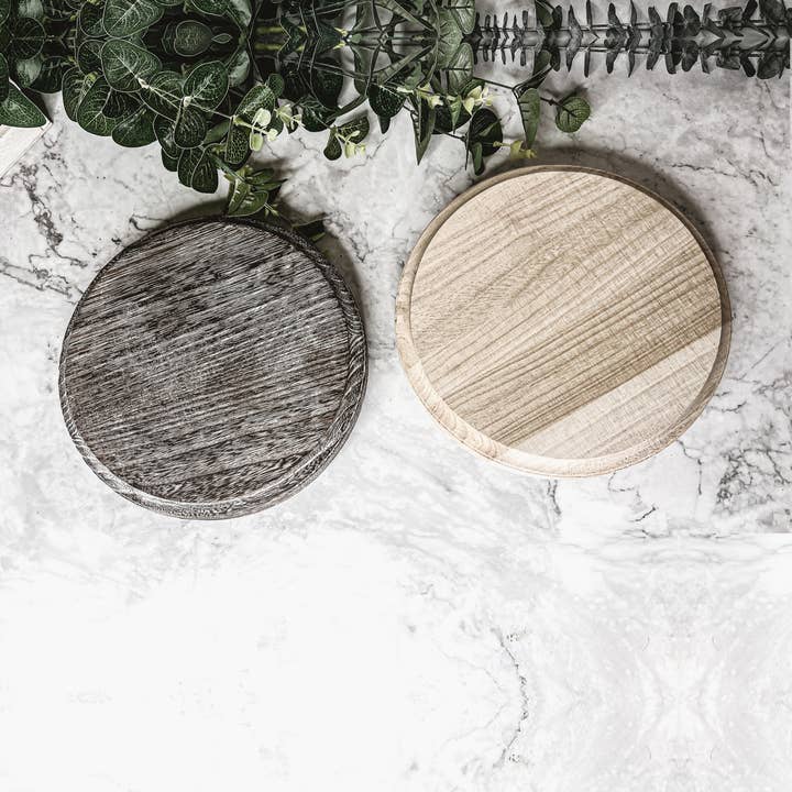 Gia Roma - Wholesale Decorative Tray - Rustic Wood Tray, Handmade Wooden Dispenser & Trinket Tray6