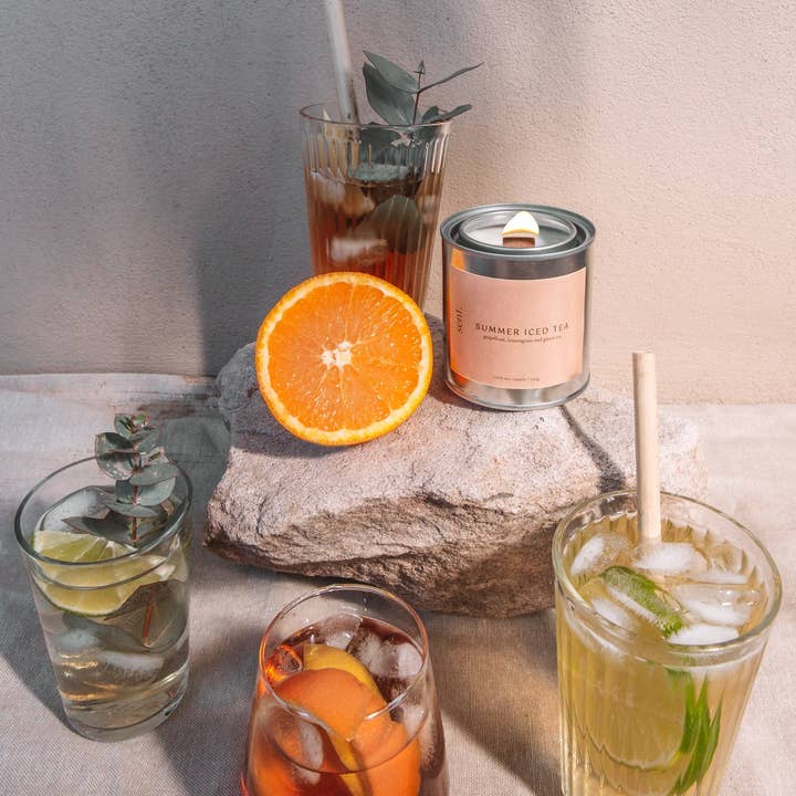 sent studio - Wholesale Jar/filled candle - Summer Iced Tea1