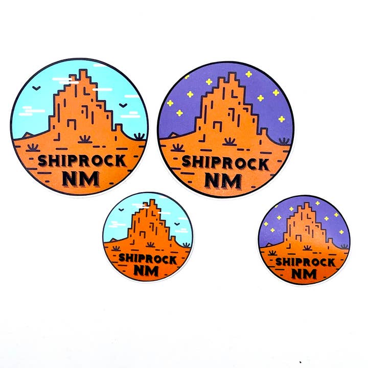 Shiprock Retro - Autocollant pour la vente par Metal the Brand