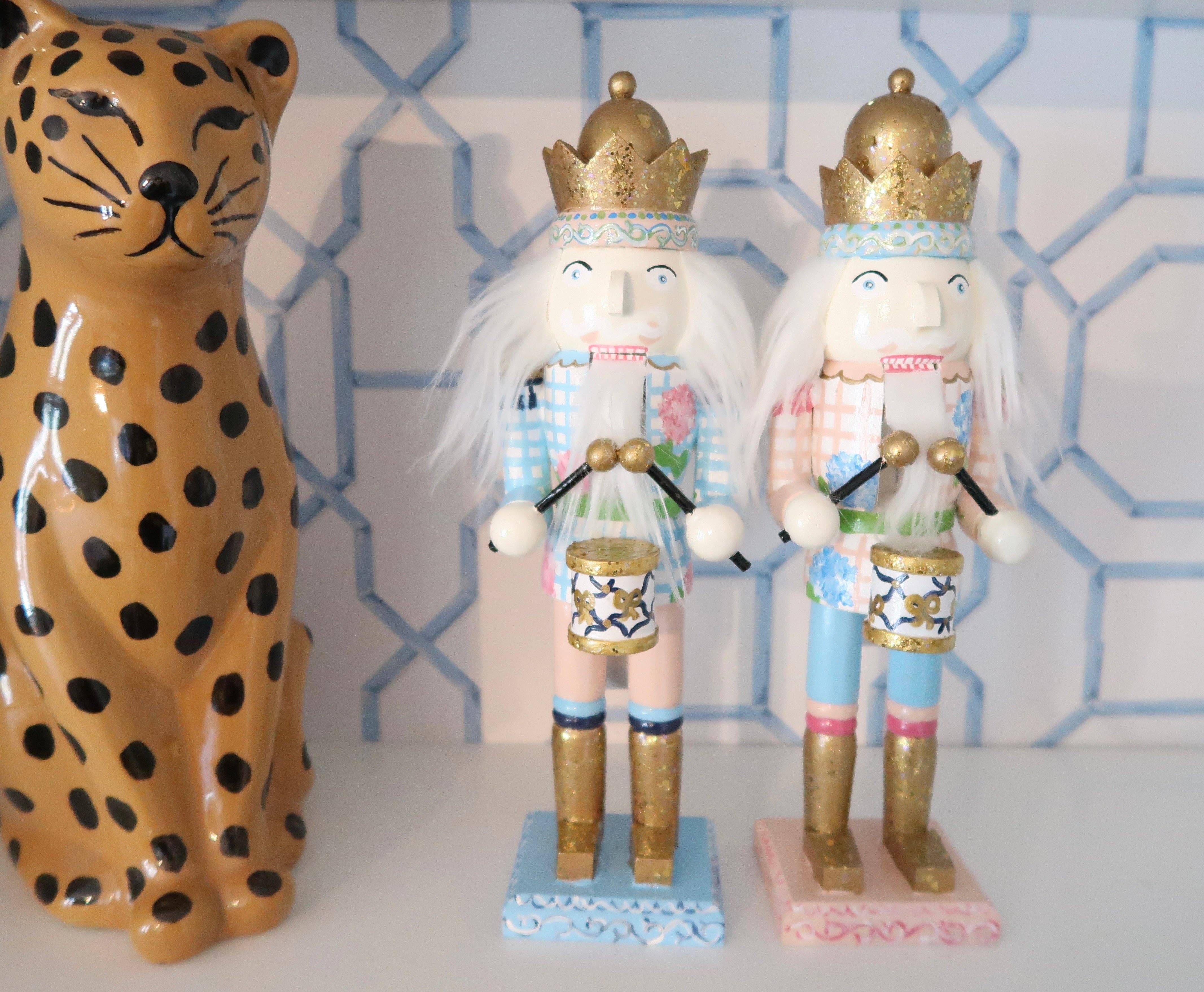 millie b & co - Wholesale Holiday Nutcracker - blue and blush hydrangea nutcracker3