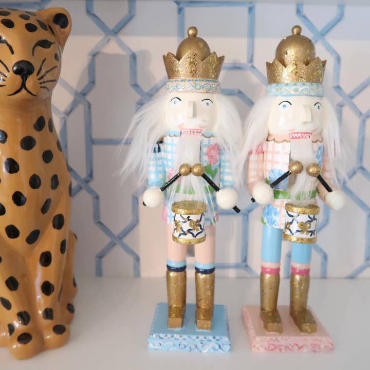millie b & co - Wholesale Holiday Nutcracker - blue and blush hydrangea nutcracker3