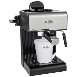Zulay Kitchen Magia Manual Espresso Machine with Grinder and Extra Large 2L  Removable Water Tank and Original Milk Frother with Stand