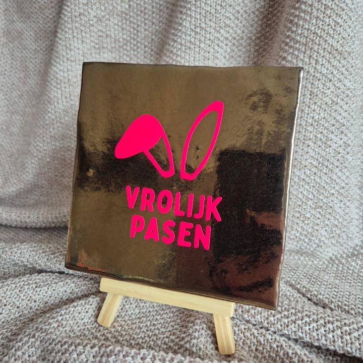 Tile | Happy Easter | 13x13cm for wholesale by Labelgeluk