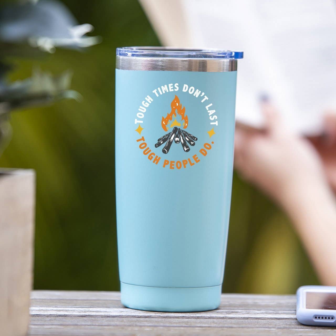 Soulful Wear - Wholesale Insulated Mug/Tumbler - Tough Times Don't Last, Tough People Do - Tumbler6