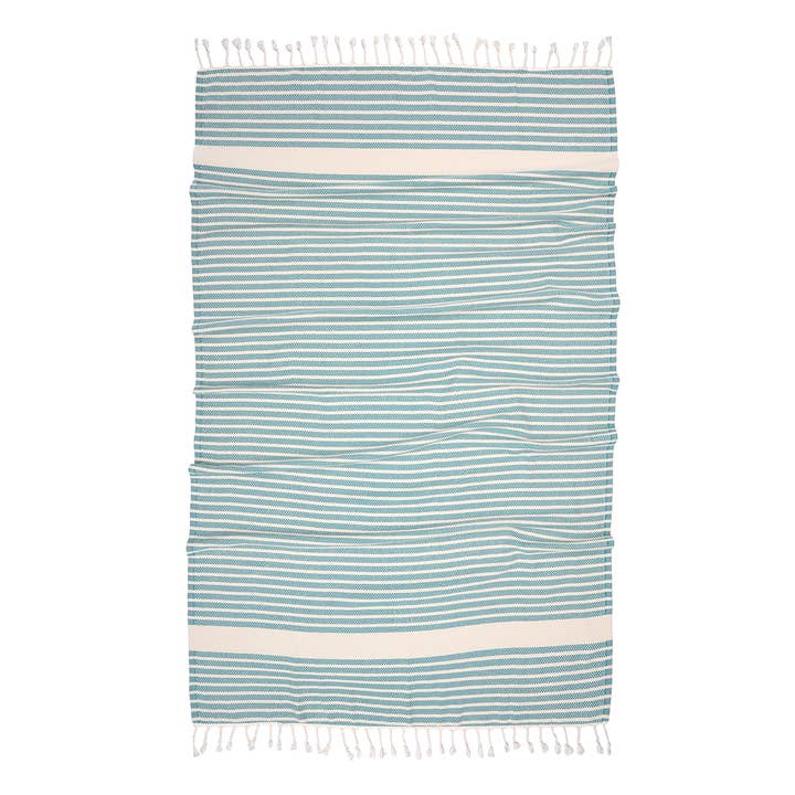 Kikoya - Vendita all'ingrosso Telo mare - Asciugamani da spiaggia turchi in cotone Midas 33x66 pollici a trama intrecciata per il bagno11