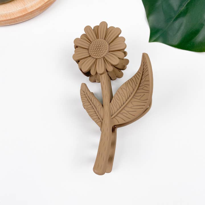 SoapElenGlen – Großhandel Haarclip – Damen – Sonnenblumen-Haarspange2