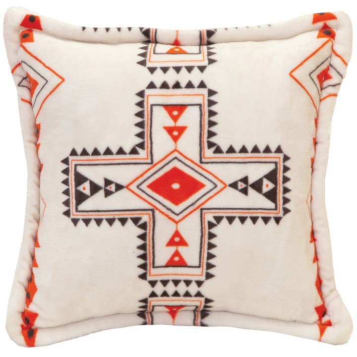 Carstens, Inc. - Wholesale Throw/Decorative Pillow - Wrangler Santa Fe Sun Plush Sherpa Pillow0
