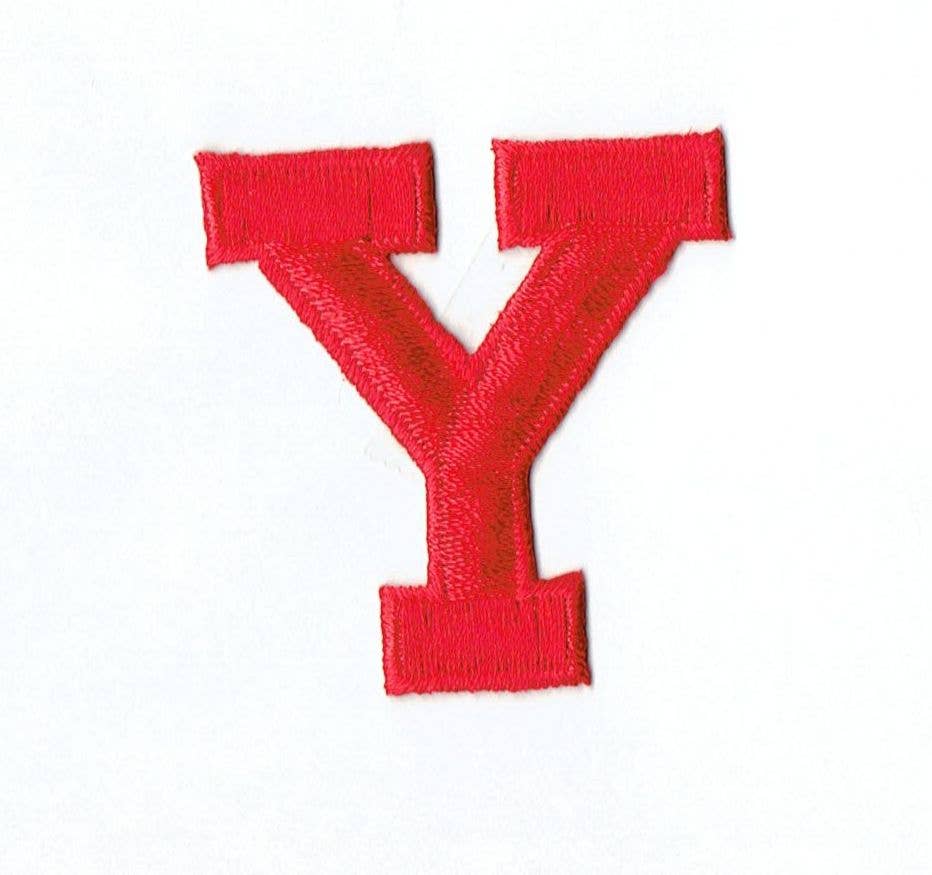 Wholesale Applique - Wholesale Patch - 2” Alphabet Red Letters - Block Style24