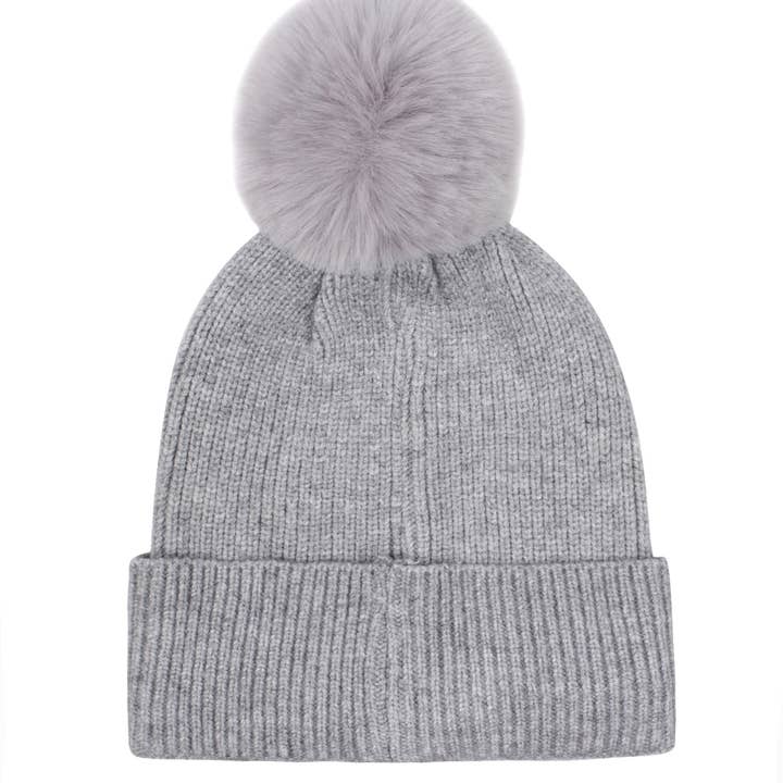 HATPHILE - Wholesale Beanie - Women's - HatPhile Pug Mom PomPom Knit Beanie – Cozy Toque Stocking for Pug Lovers3