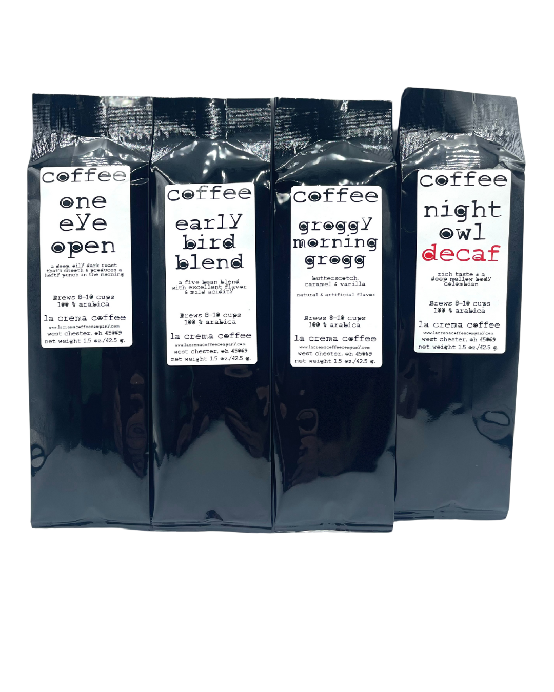 La Crema Coffee Company - Wholesale Coffee Beans - 8oz Early Bird Collection Coffee1