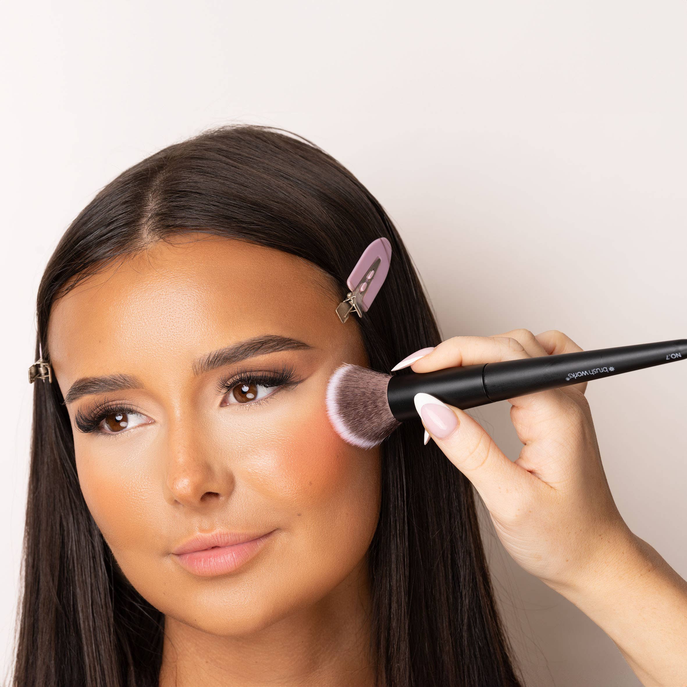 Soinvogue - Wholesale Cheek/Face Makeup Brush - Brushworks No. 7 Angled Blush Brush7