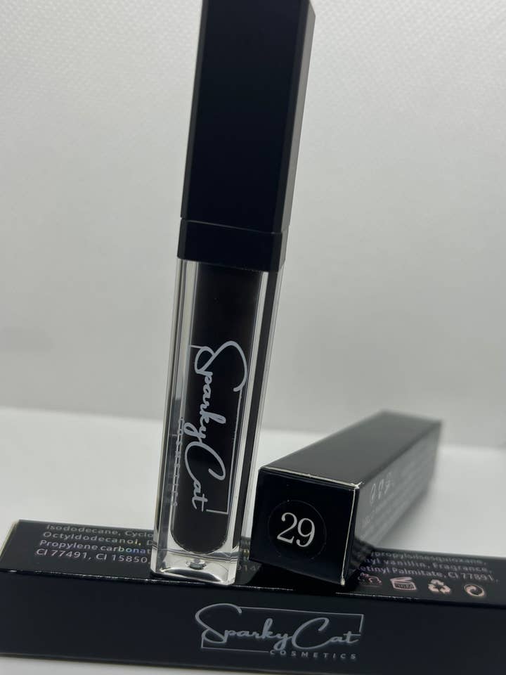NEW- Midnight #29 Matte Lip Stain for wholesale by SparkyCat Cosmetics