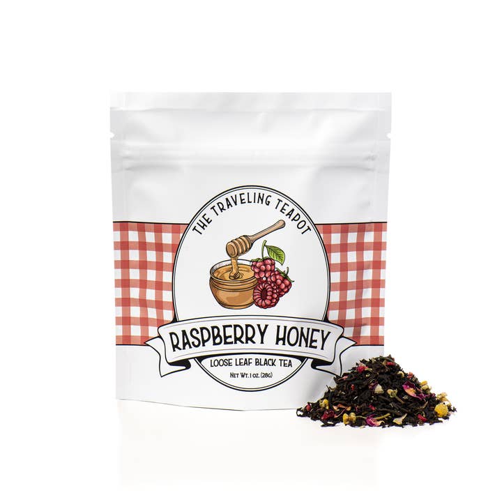 The Traveling Teapot - Wholesale Loose Tea - Raspberry Honey Black Tea2