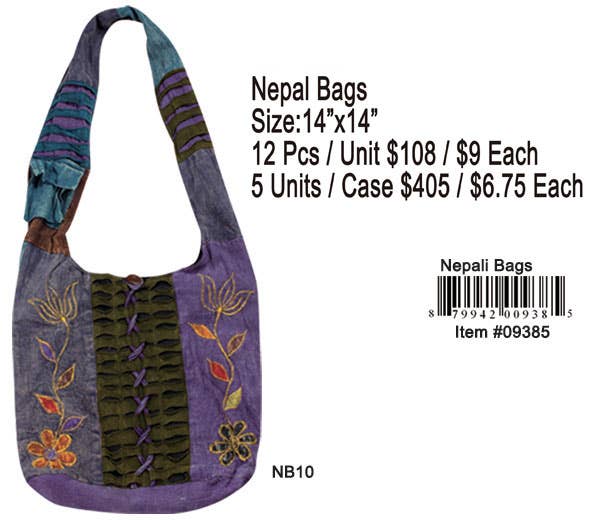 Buy Natural Handmade Large Multi Pocket Hemp Nepal Backpack Online at  desertcartINDIA