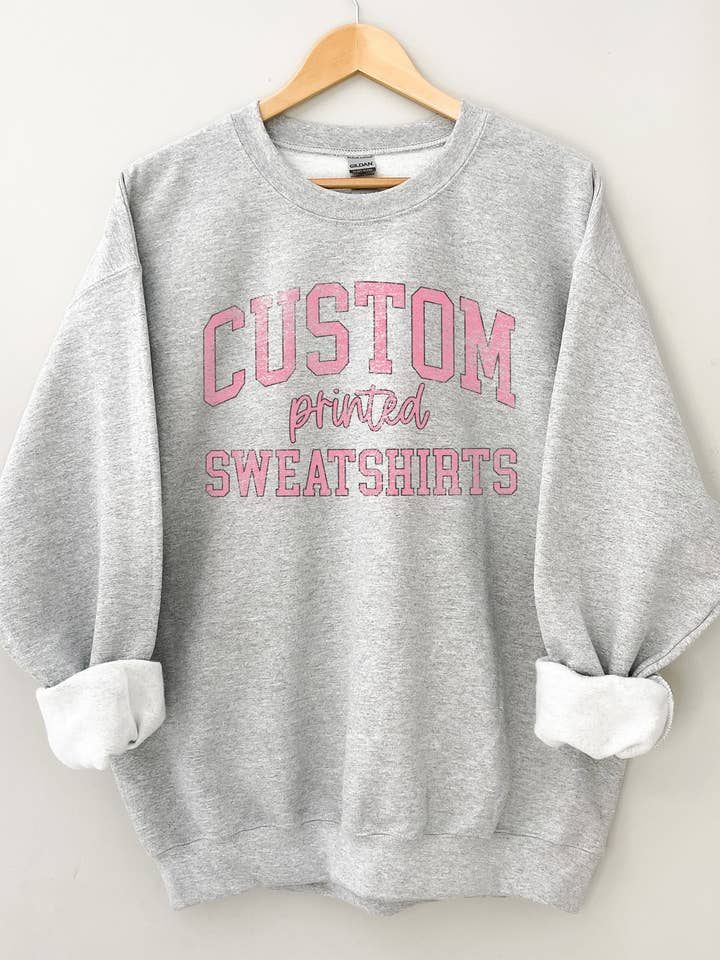 Peculiar People Designs - Wholesale Graphic Sweatshirt - Women's - Custom Crewneck Sweatshirt With Your Name Location Or Logo18