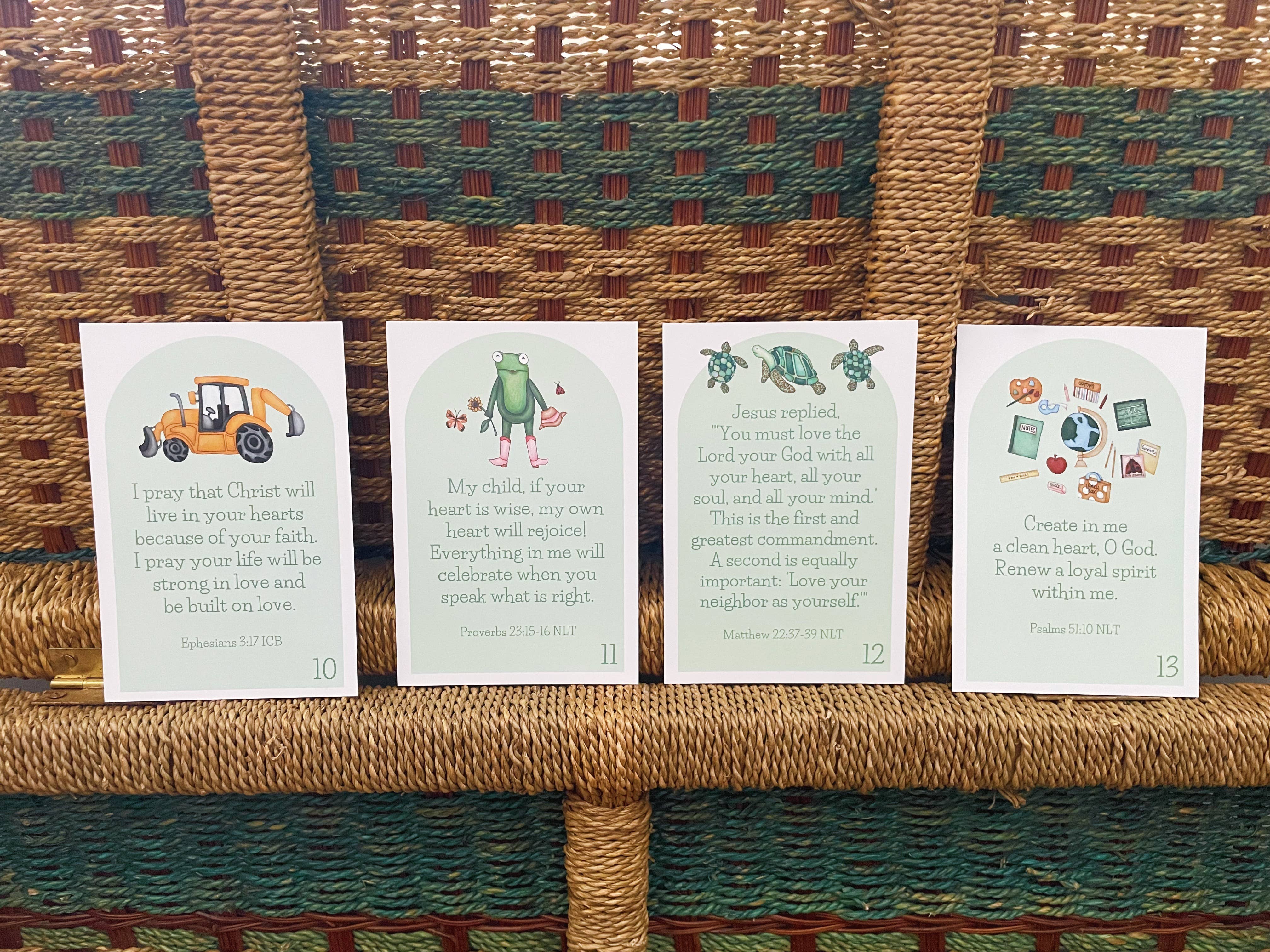 Winnefred Austin - Wholesale Learning Cards - Kids & Baby - Jesus is the Treasure | Scripture Cards Set1